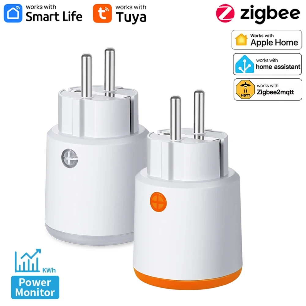 Zigbee Smart Plug Energy Monitor - Haozee Tuya prise de courant intelligente