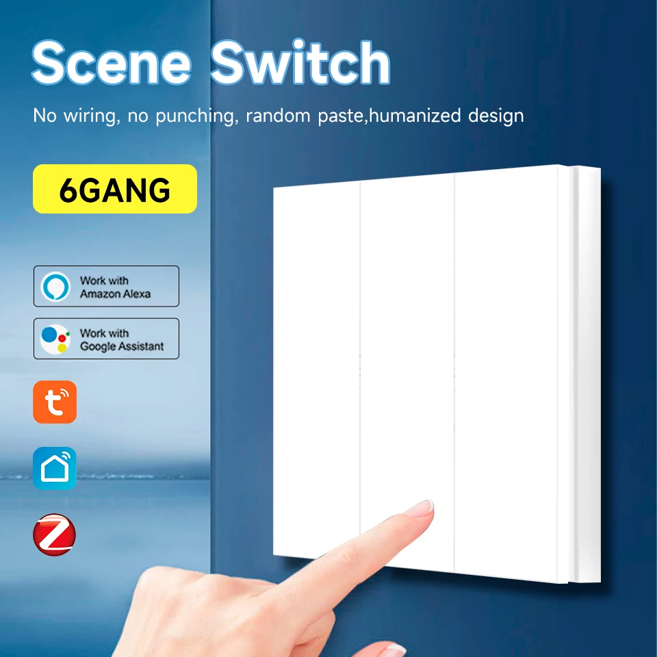 Zigbee Smart Button Scene Switch - Tuya – interrupteur de scène intelligent
