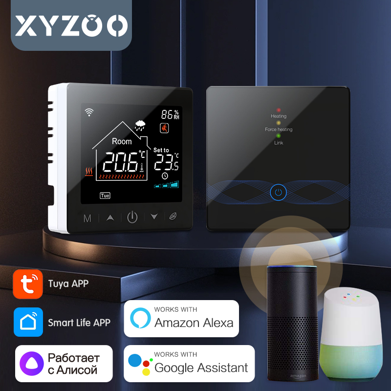 Smart Thermostat Heating Floor - Thermostat sans fil WiFi Tuya pour