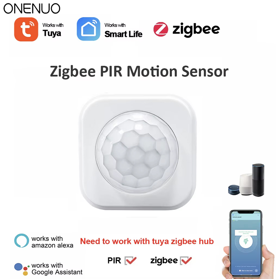 Zigbee Gateway Hub Tuya - ONENUO Zigbee détecteur de mouvement PIR