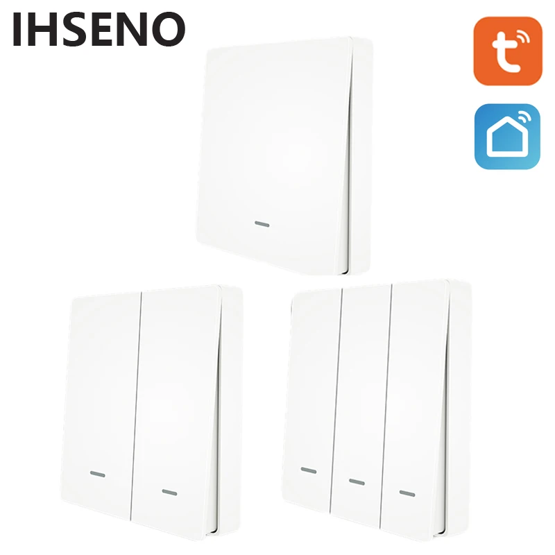 Zigbee Smart Button Scene Switch - GENIHO-Joli de scène mural intelligent Tuya
