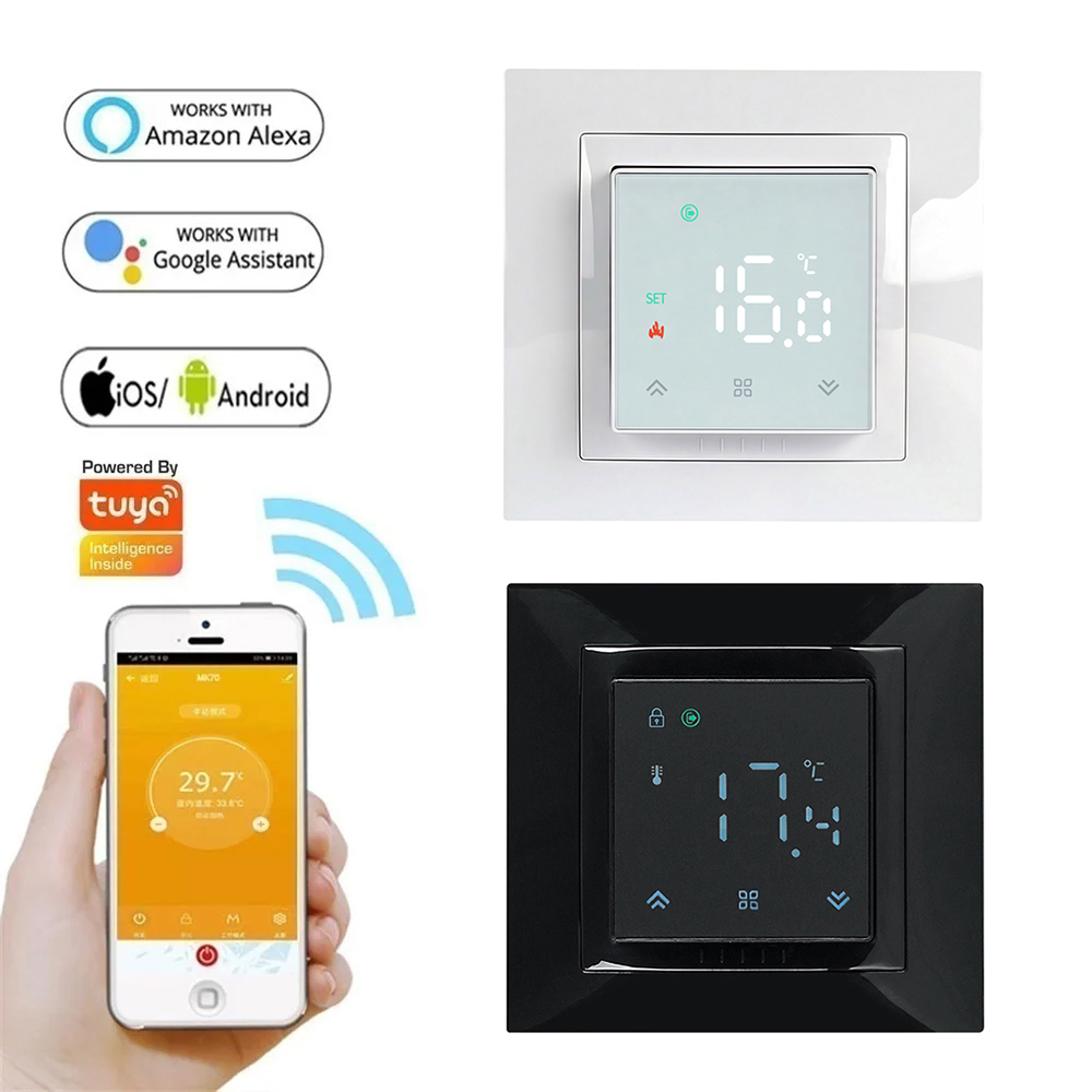 Smart Thermostat Heating Floor - Contrôleur de température intelligent à distance,