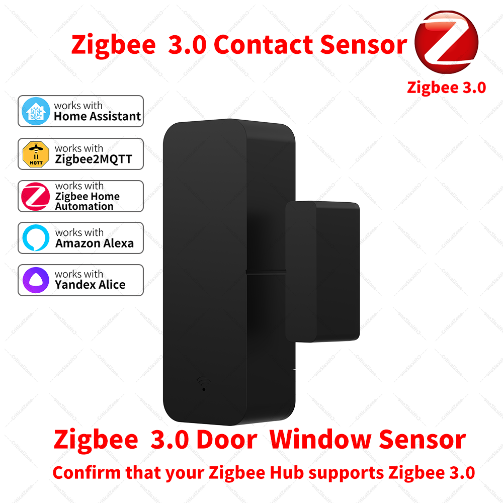 Zigbee Door Window Sensor - Capteur de contact pour porte et