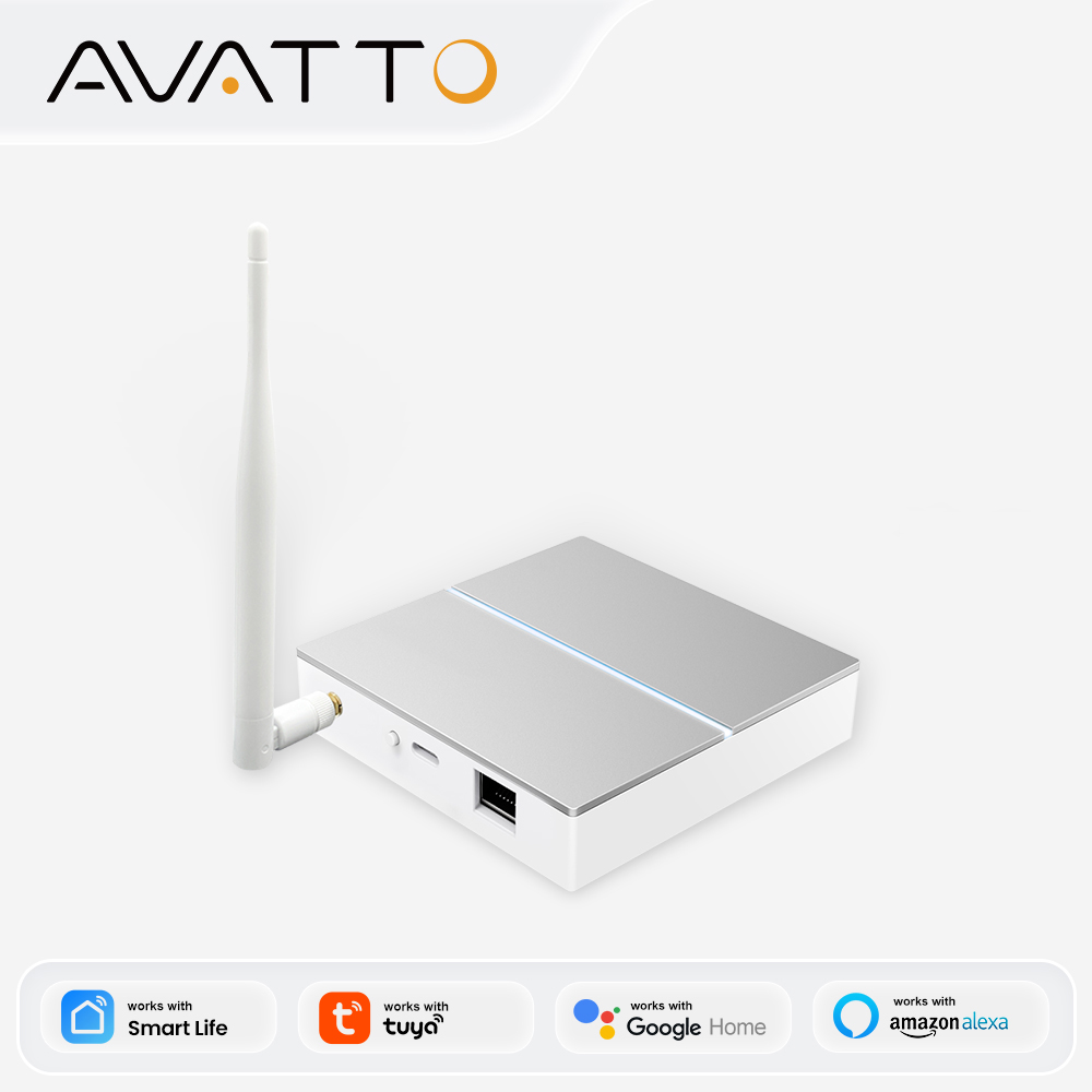 Zigbee Gateway Hub Tuya - AVATTO Tuya ZigBee passerelle avec antenne