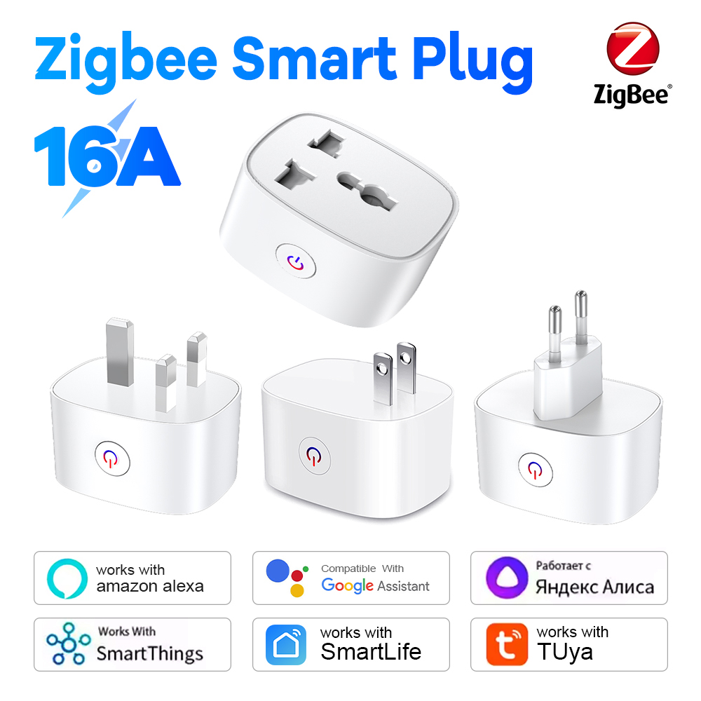 Zigbee Smart Plug Energy Monitor - Zigbee prise intelligente 16A EU US