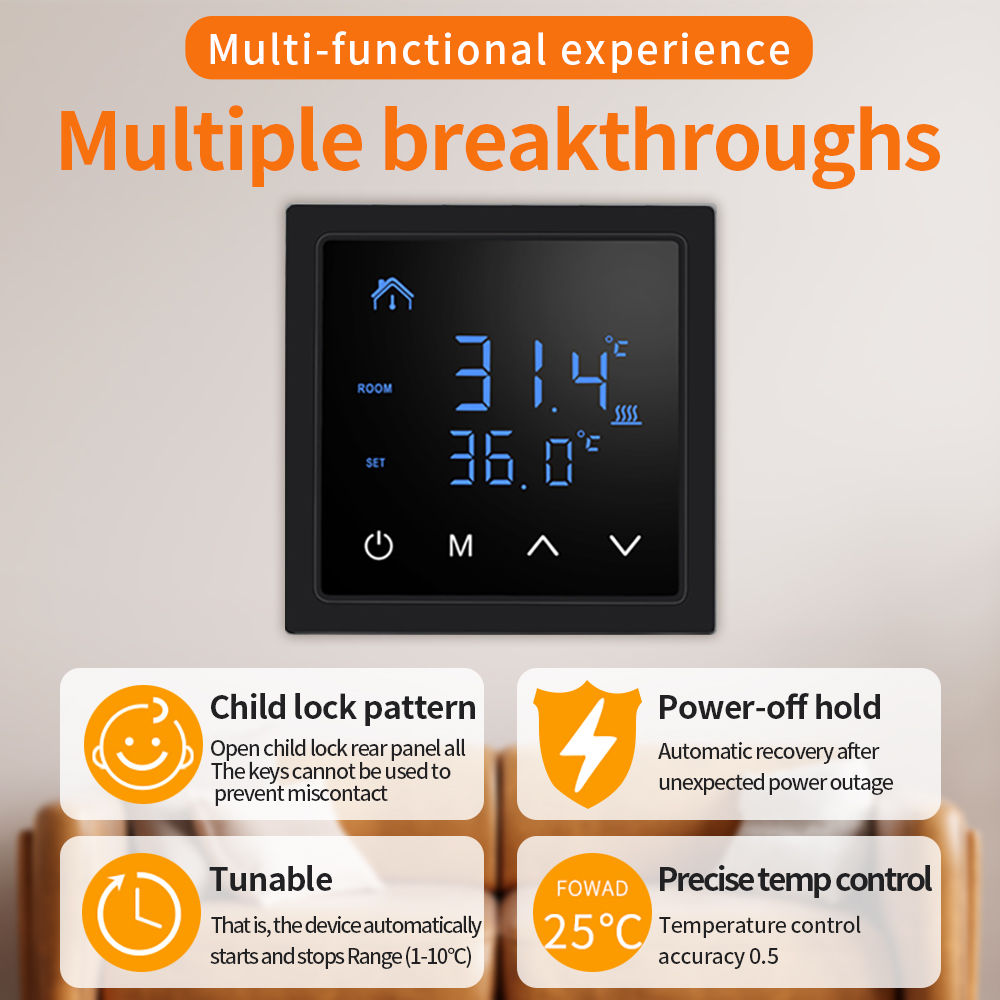 Smart Thermostat Heating Floor - Contrôleur de température de chauffage au