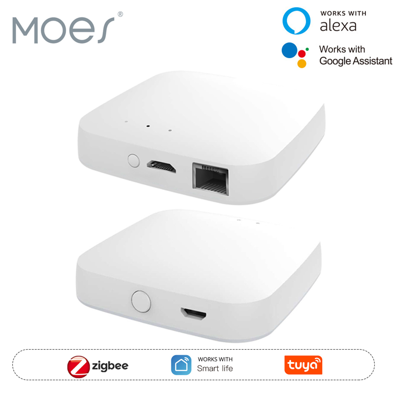 Zigbee Gateway Hub Tuya - MOES Tuya ZigBee3.0 Hub intelligent, pont