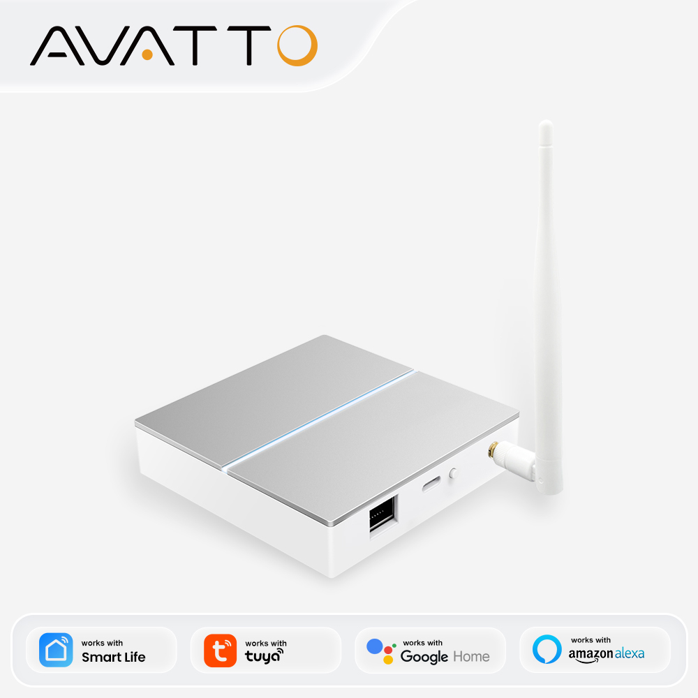 Zigbee Gateway Hub Tuya - Passerelle intelligente filaire AVATTO Tuya Zigbee
