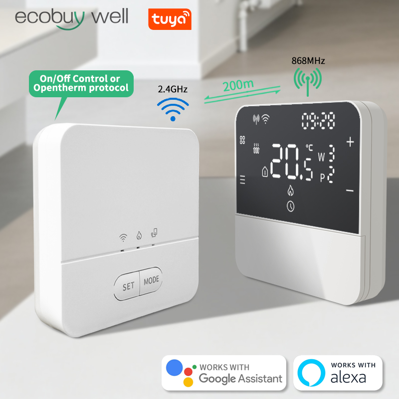 Smart Thermostat Boiler Opentherm - Thermostat Wi-Fi Opentherm pour maison intelligente,
