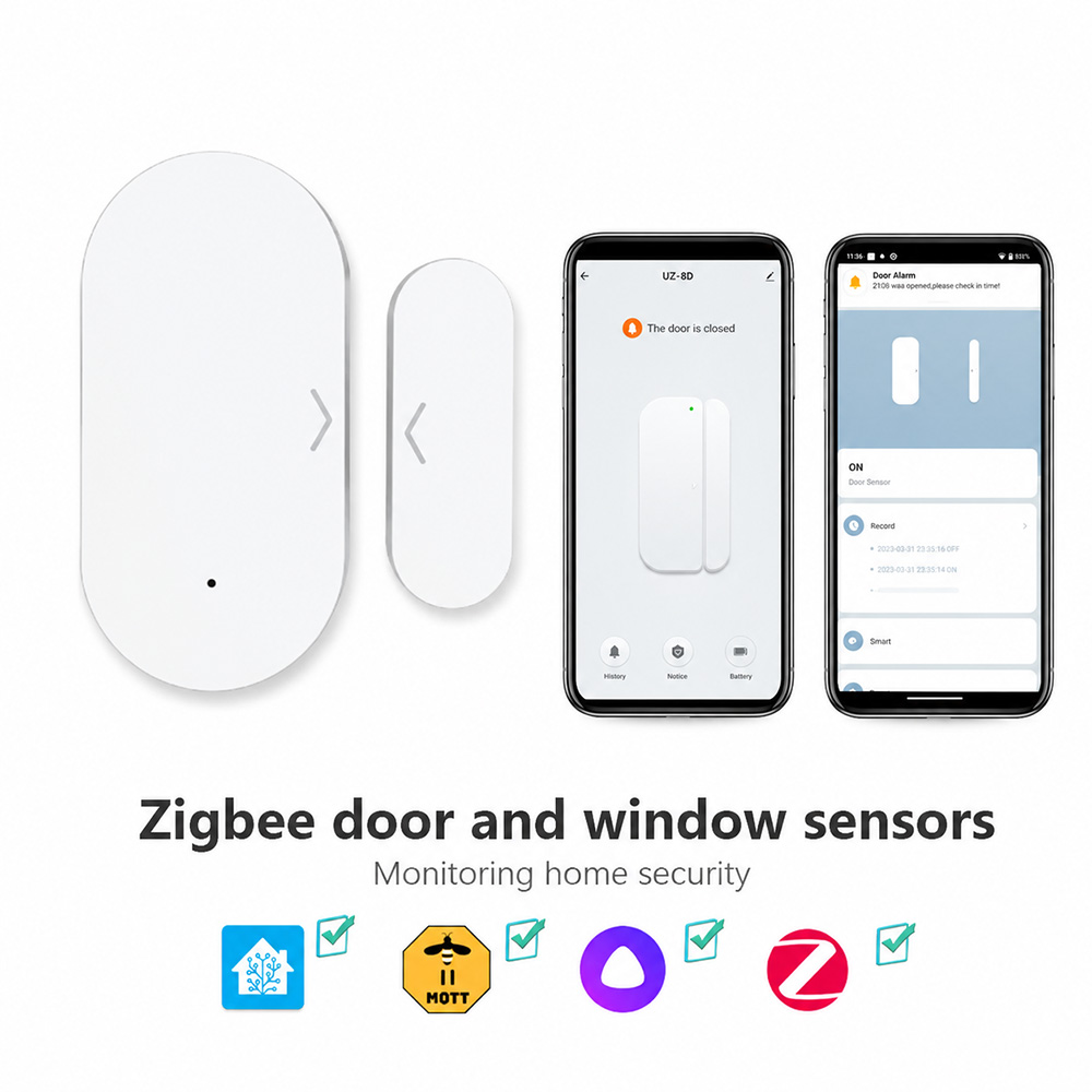 Zigbee Door Window Sensor - Capteur de porte/fenêtre Zigbee 3.0, contact