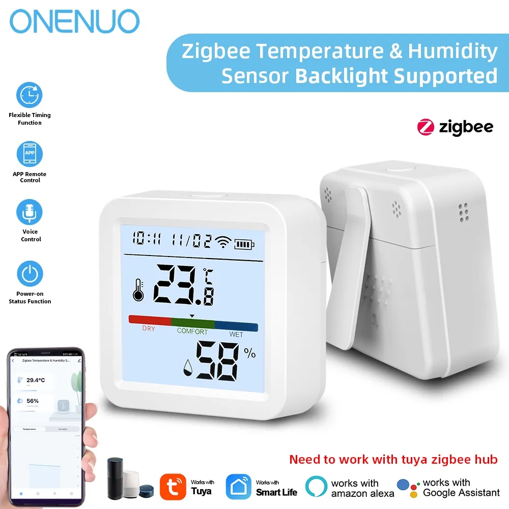 Zigbee Temperature Humidity Sensor - Capteur de température et d'humidité Tuya