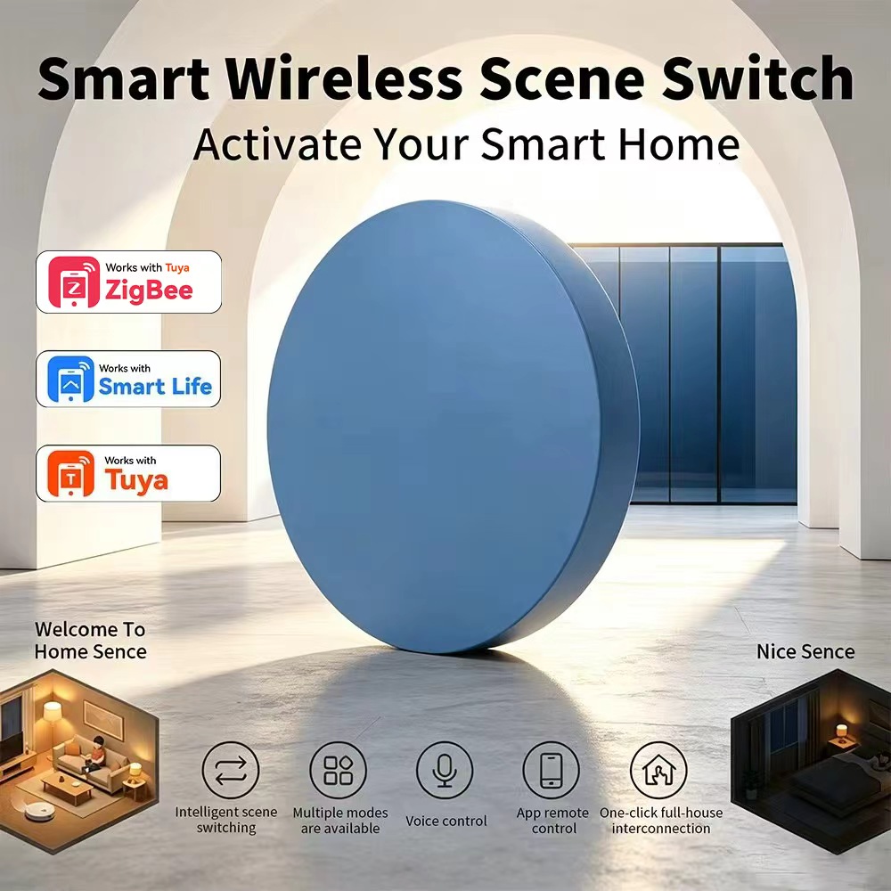 Zigbee Smart Button Scene Switch - HIMOJO, bouton poussoir intelligent Zigbee pour