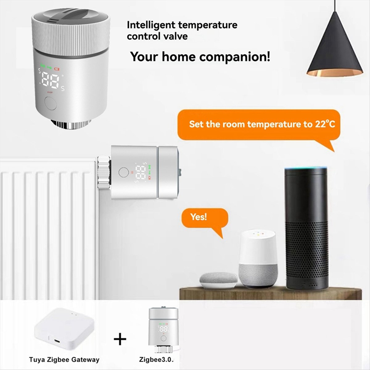 HAPPYDAY~ Thermostat intellige - Smart Trv Thermostat Tuya avis et prix