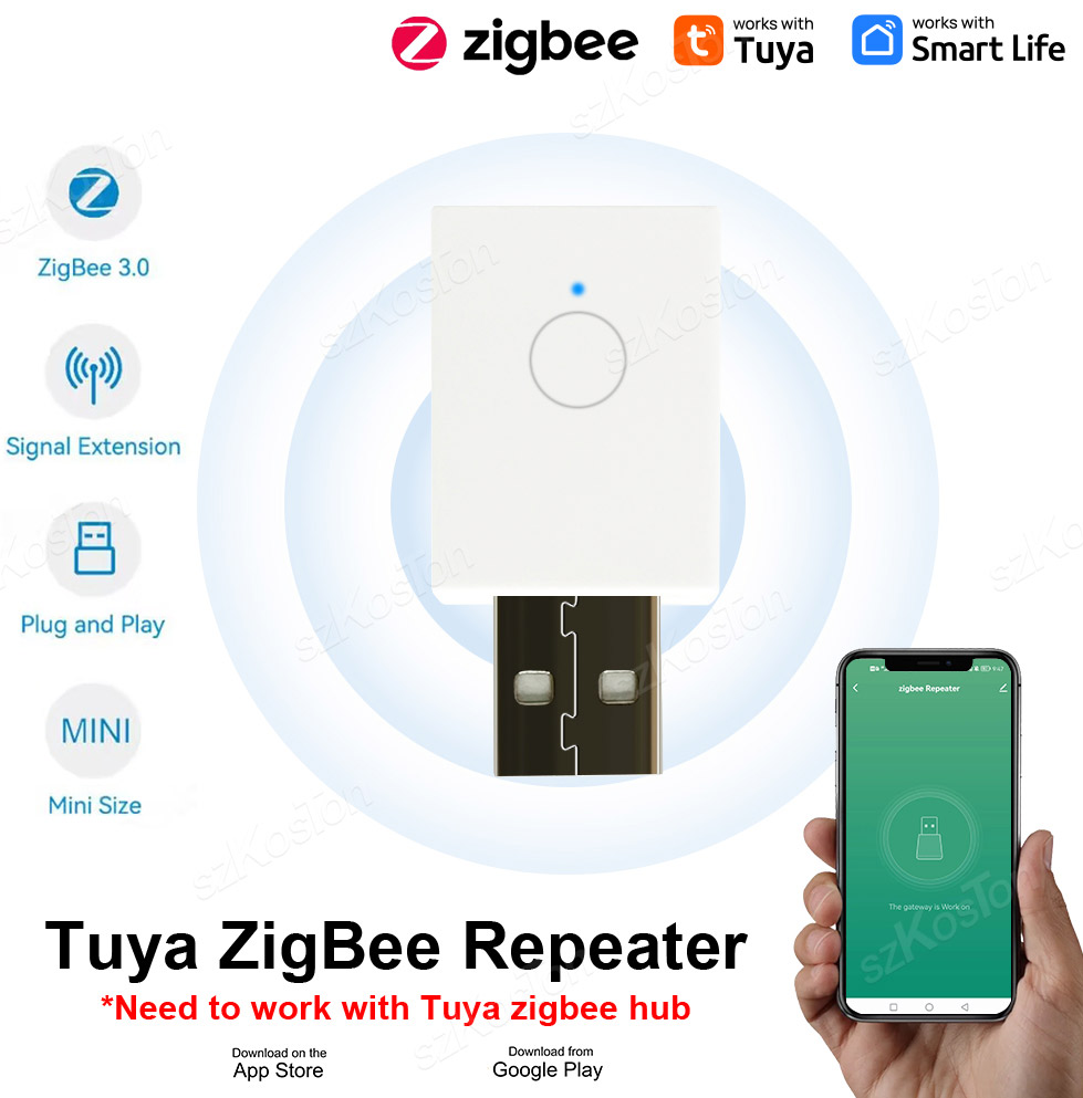 Tuya ZigBee 3.0 répéteur de Si - Zigbee Repeater Signal Extender avis et prix