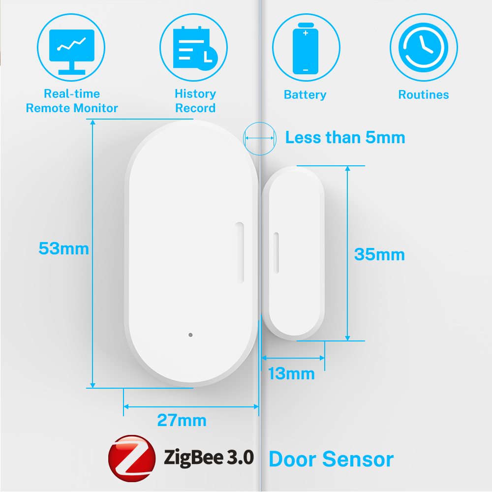 Capteur de porte/fenêtre Zigbe - Zigbee Door Window Sensor avis et prix