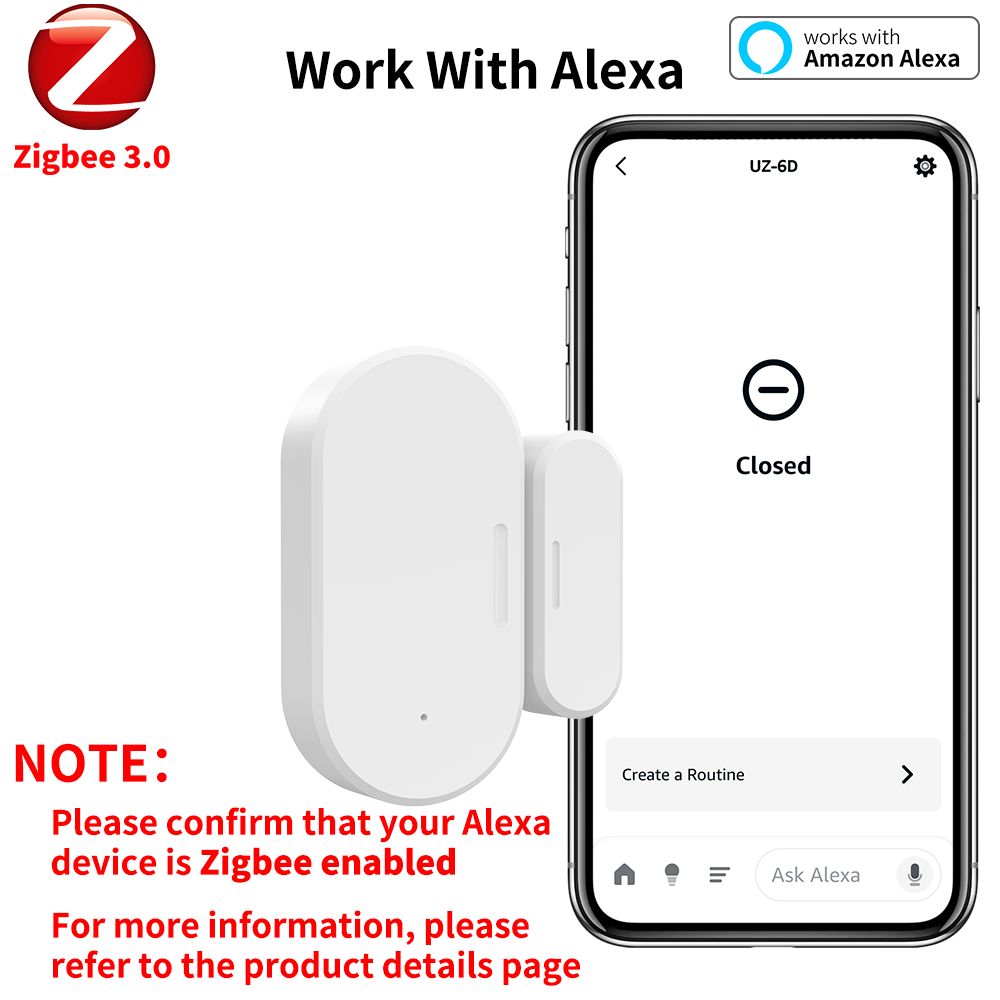 Capteur de porte/fenêtre Zigbe - Zigbee Door Window Sensor avis et prix