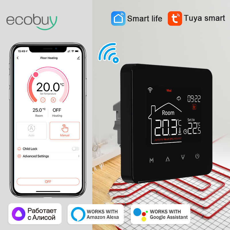 Thermostat intelligent pour ma - Smart Thermostat Heating Floor avis et prix