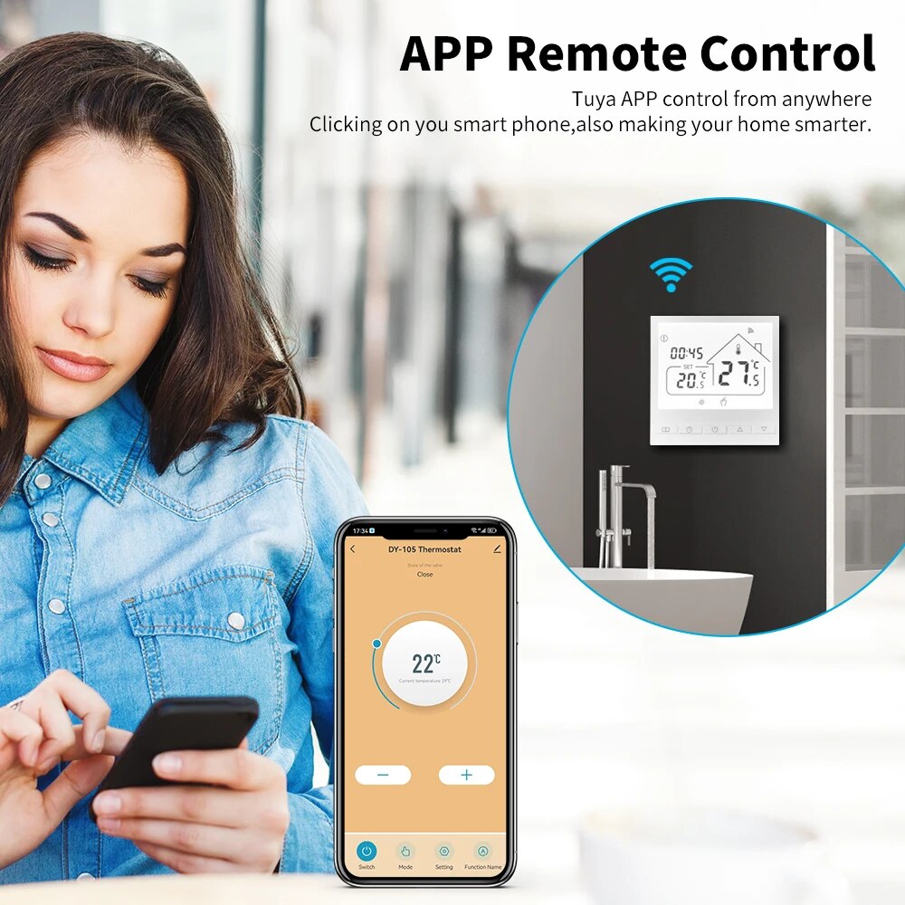 Thermostat intelligent WiFi Tu - Smart Thermostat Heating Floor avis et prix