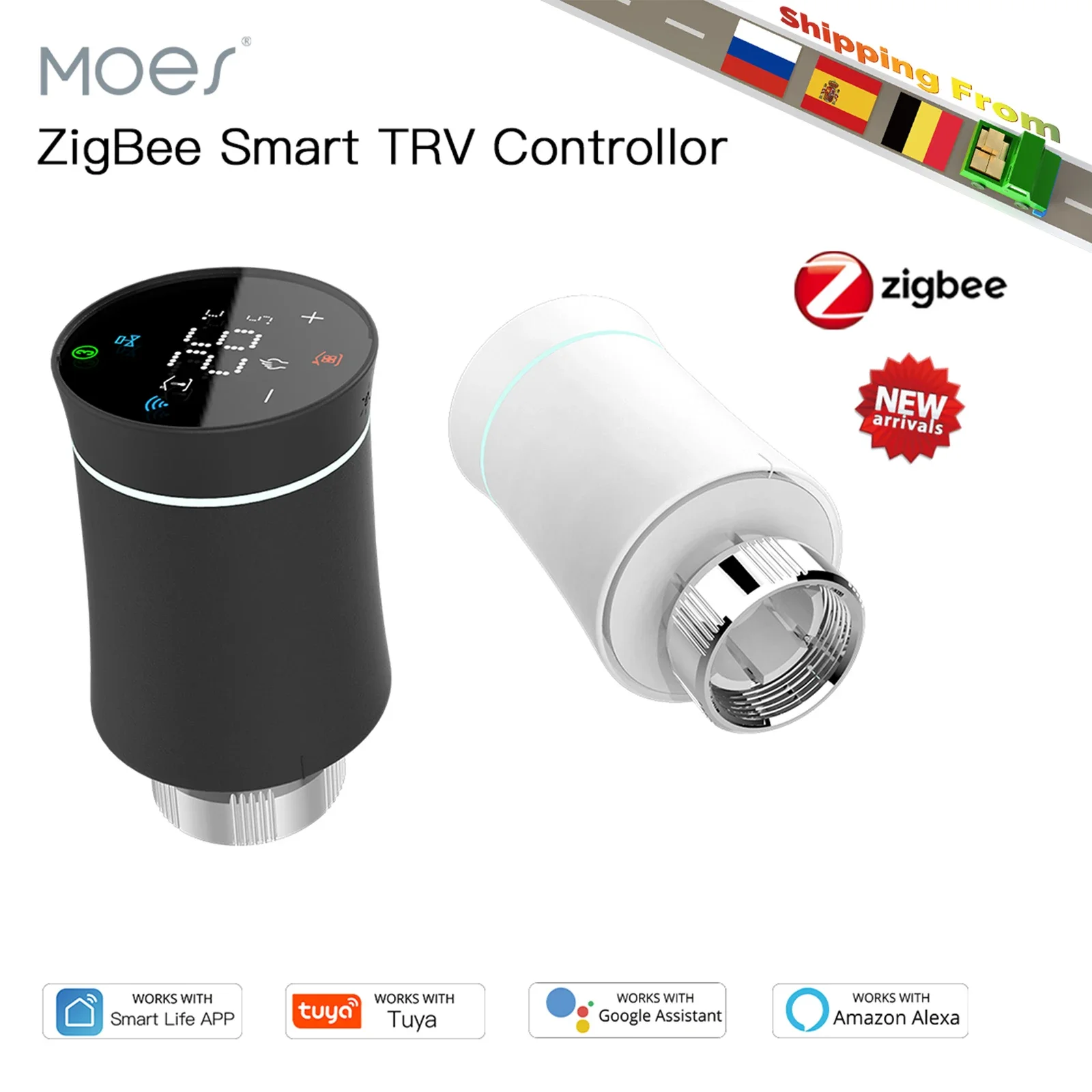 MOES ZigBee 3.0 – Thermostat T - Smart Trv Thermostat Tuya avis et prix
