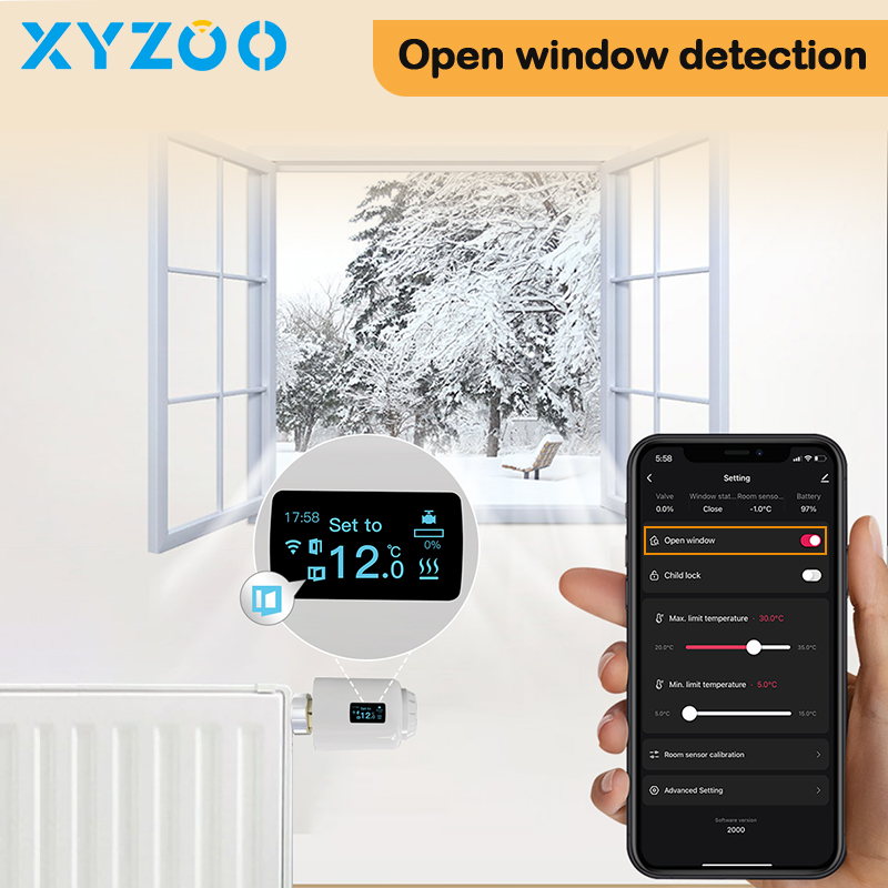 Actionneur de radiateur WiFi T - Smart Trv Thermostat Tuya avis et prix