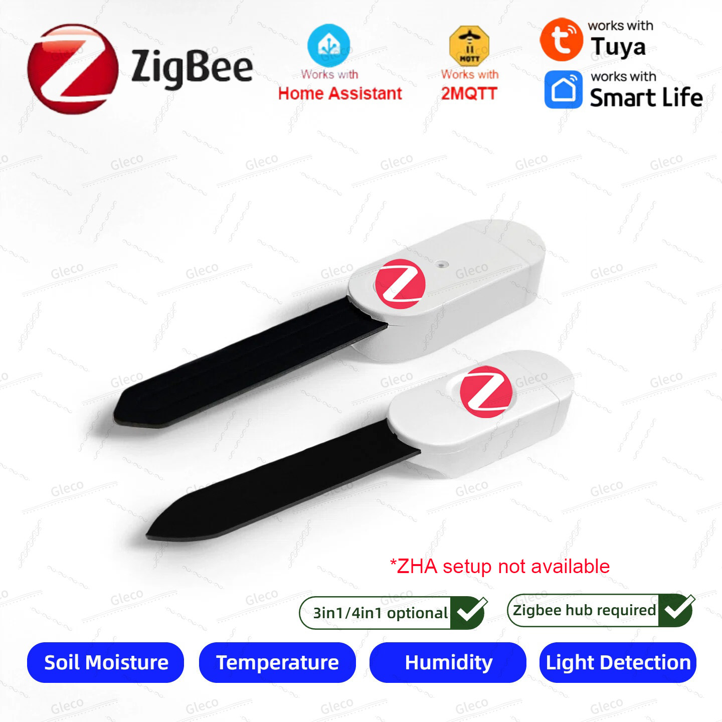 Capteur d'humidité du sol Zigb - Zigbee Temperature Humidity Sensor avis et prix