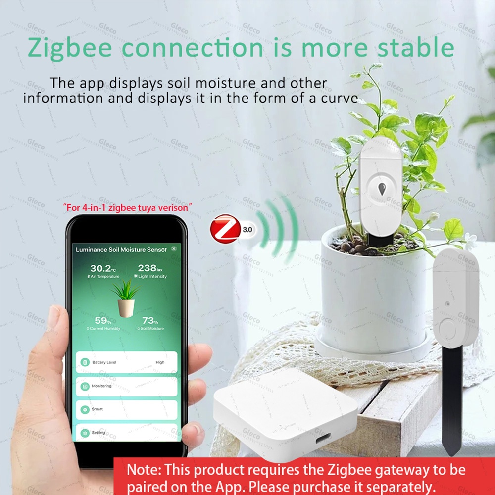 Capteur d'humidité du sol Zigb - Zigbee Temperature Humidity Sensor avis et prix