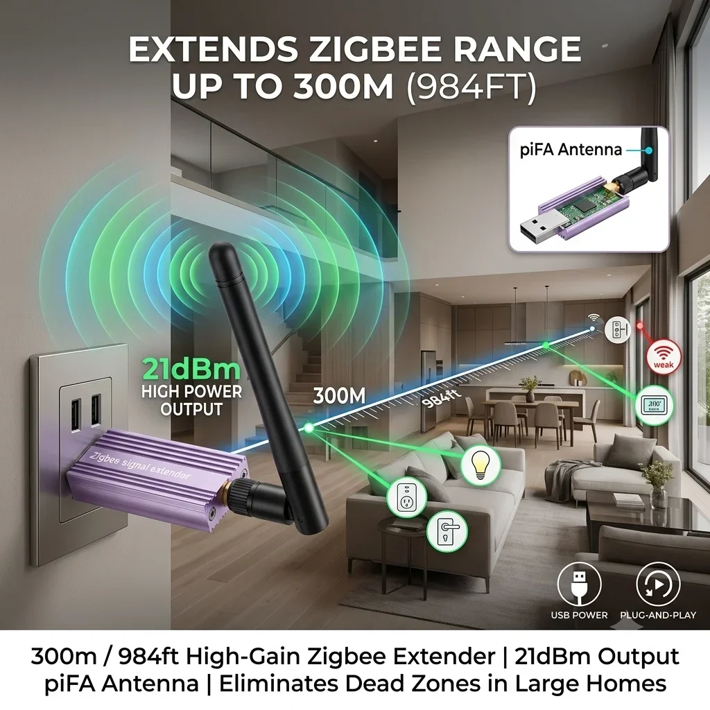Répéteur de signal Zigbee Haoz - Zigbee Repeater Signal Extender avis et prix