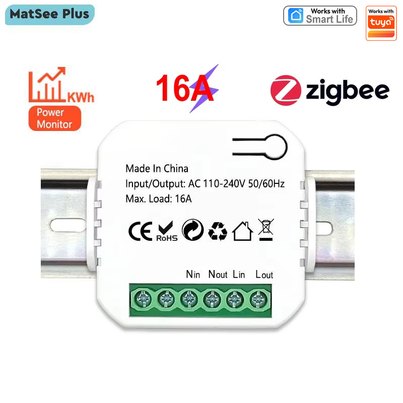 Interrupteur intelligent ZigBe - Zigbee Smart Plug Energy Monitor avis et prix