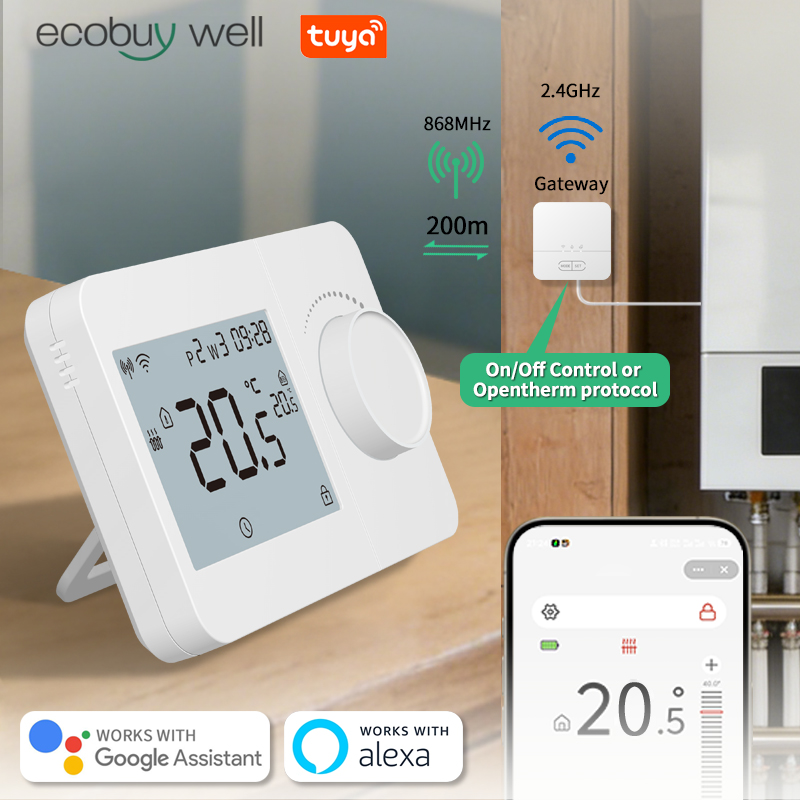 Thermostat de pièce sans fil O - Smart Thermostat Boiler Opentherm avis et prix