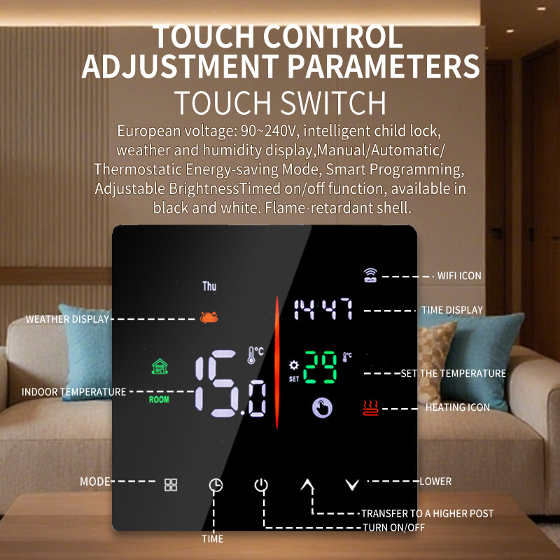 Tuya Thermostat WiFi chaudière - Smart Thermostat Heating Floor avis et prix