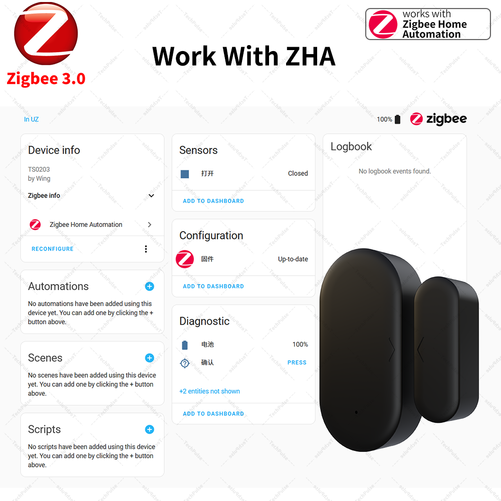 Capteur de porte et de fenêtre - Zigbee Door Window Sensor avis et prix