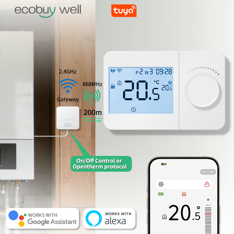 Thermostat WiFi Opentherm pour - Smart Thermostat Boiler Opentherm avis et prix