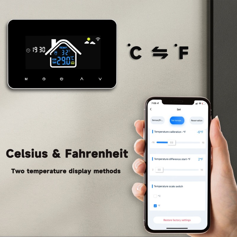 Thermostat intelligent Tuya Wi - Smart Thermostat Heating Floor avis et prix