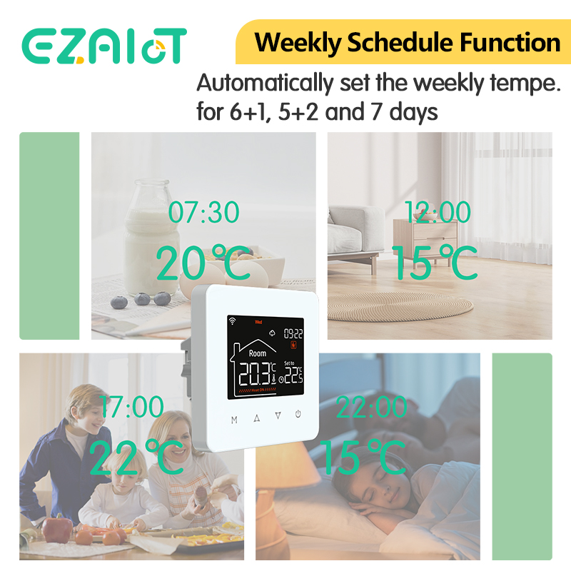 Thermostat WiFi intelligent po - Smart Thermostat Heating Floor avis et prix