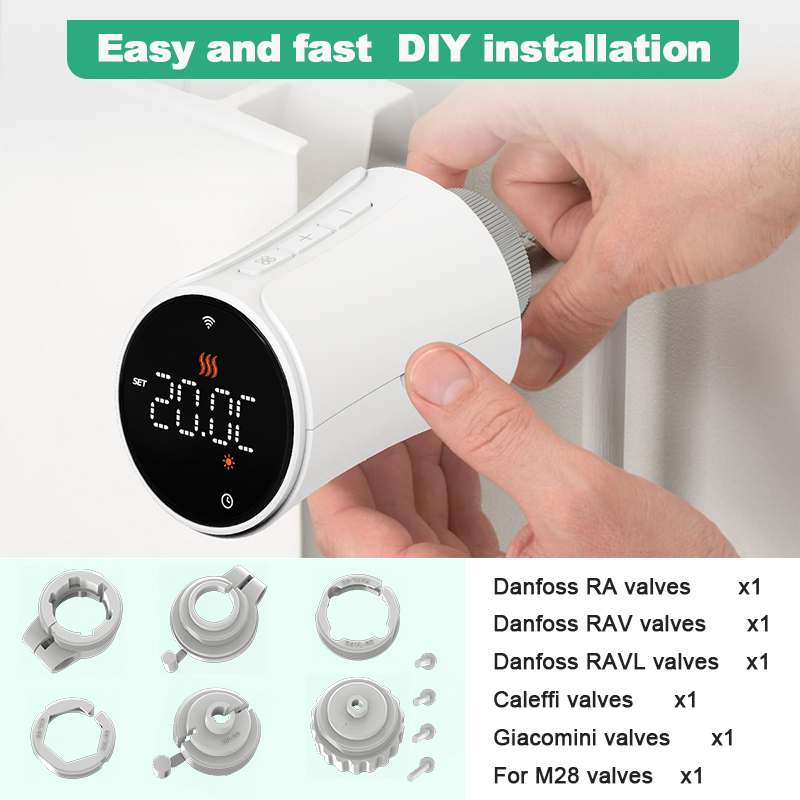 Tuya – tête de vanne thermosta - Smart Trv Thermostat Tuya avis et prix