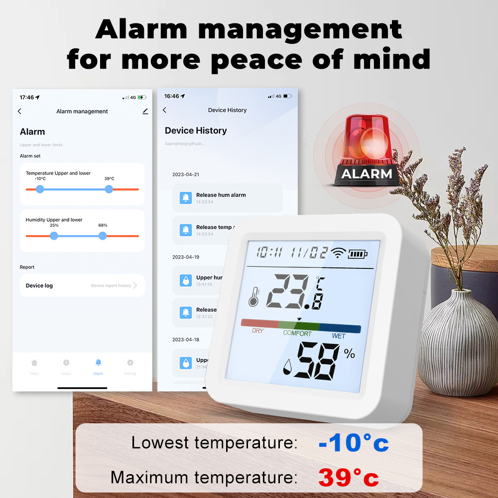 Capteur de température et d'hu - Zigbee Temperature Humidity Sensor avis et prix