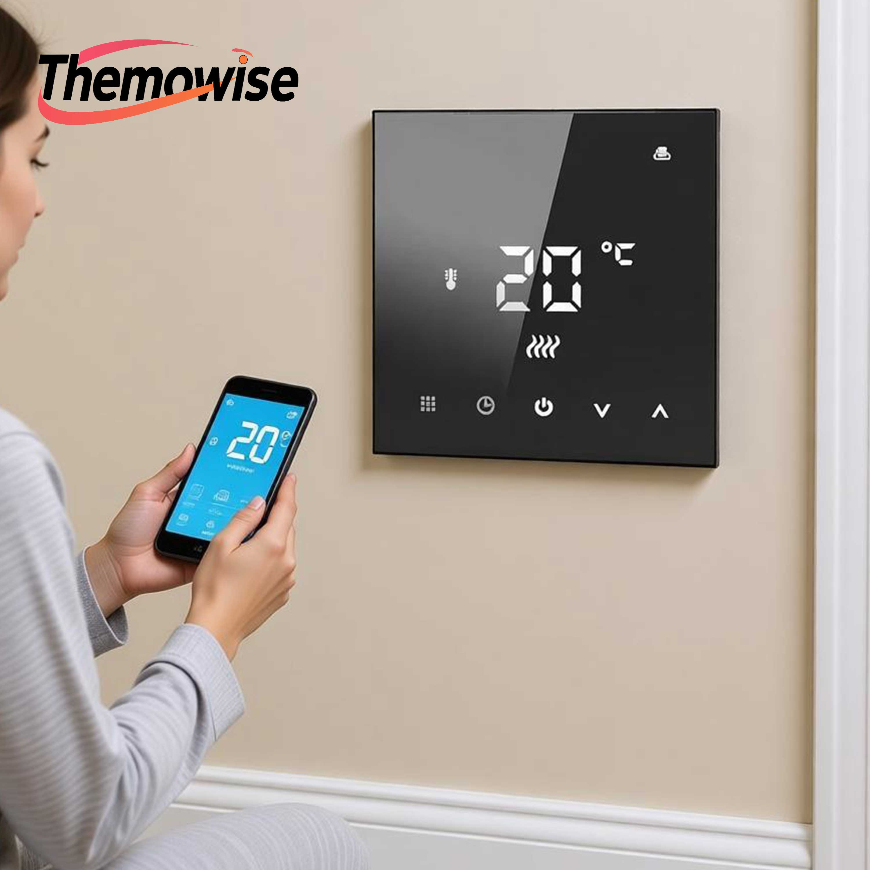 Thermostat à double capteur WI - Zigbee Radiator Thermostat Valve avis et prix