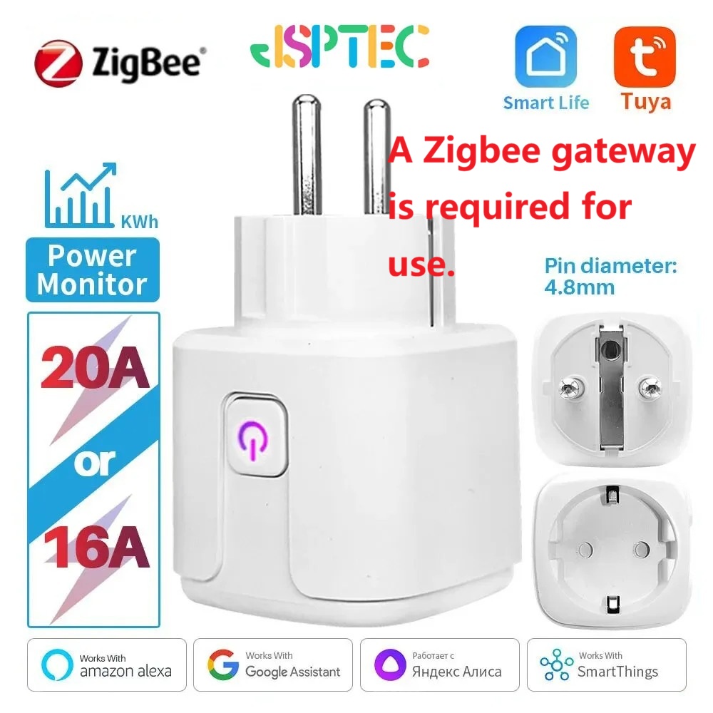 Prise intelligente Tuya Zigbee - Zigbee Smart Plug Energy Monitor avis et prix