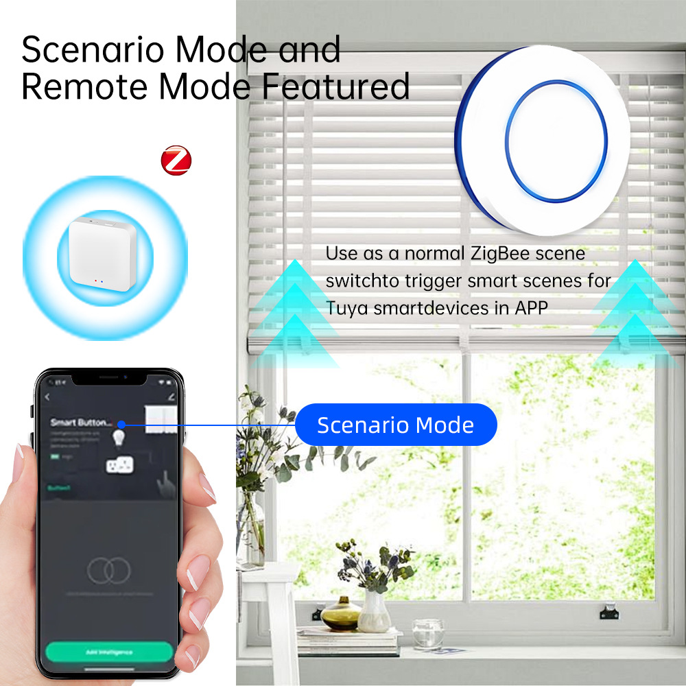 Contrôleur de Scène Intelligen - Zigbee Smart Button Scene Switch avis et prix