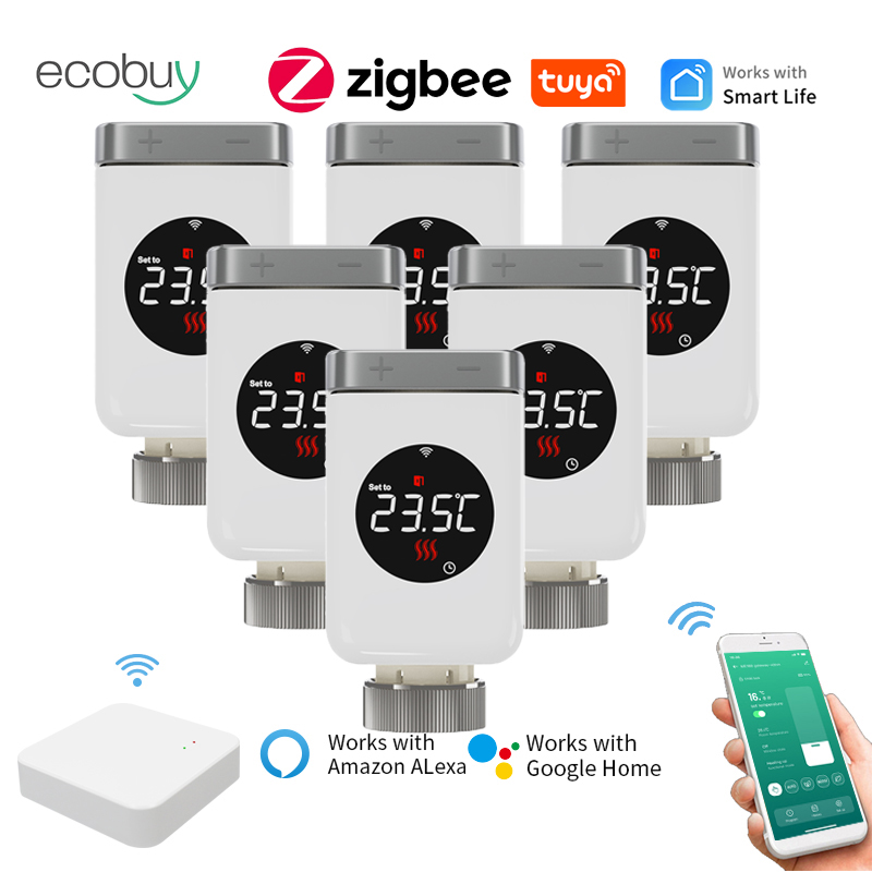 Valve thermostatique Zigbee 3. - Wifi Radiator Valve Thermostat avis et prix