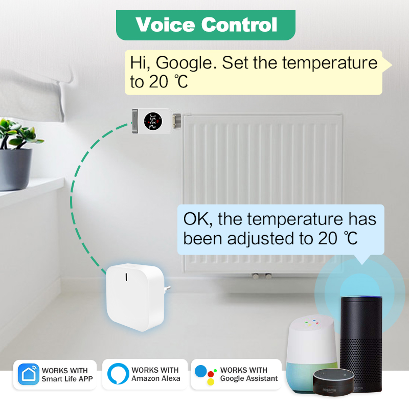 Valve thermostatique Zigbee 3. - Wifi Radiator Valve Thermostat avis et prix