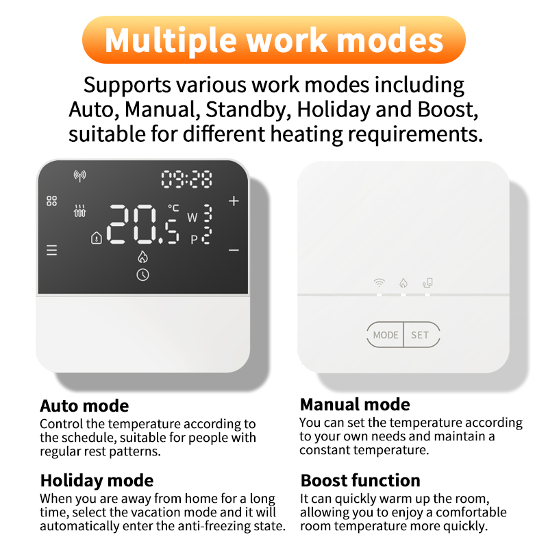 Thermostat sans fil Opentherm  - Smart Thermostat Boiler Opentherm avis et prix