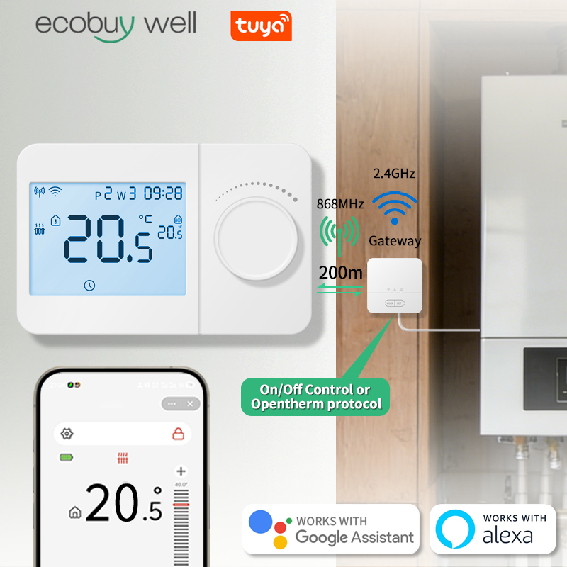 Thermostat intelligent Tuya Wi - Smart Thermostat Boiler Opentherm avis et prix